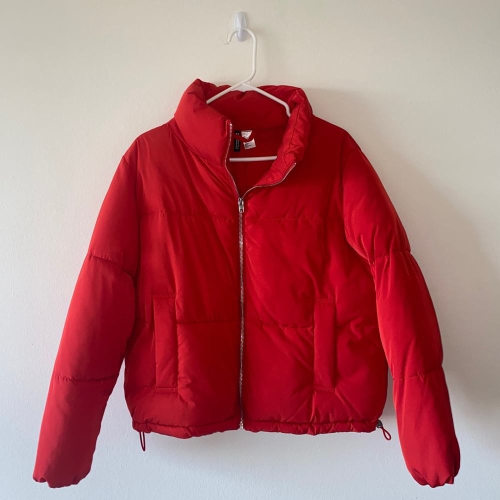 Red Puff Coat